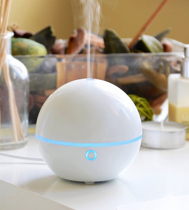Travel USB Humidifier | Mini Size Essential Oil Aroma Diffuser and Personal Cool Mist Ultrasonic Humidifier by... N5