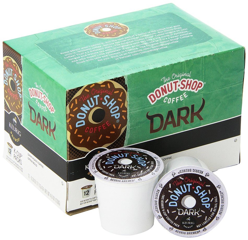 The Original Donut Shop Coffee, Dark, 4.6 Ounce (Pack of 6)