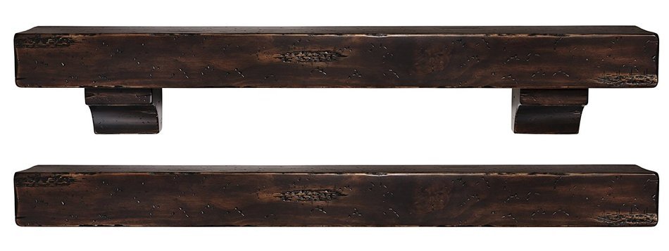 Pearl Mantels Shenandoah Traditional Fireplace Mantel Shelf N6
