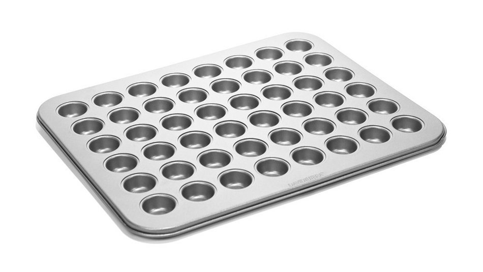 David Tutera Mini Squares Pan, Silver N10