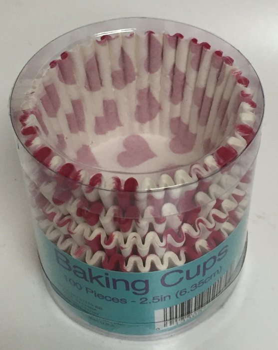 Valentine Hearts Baking Cups N2
