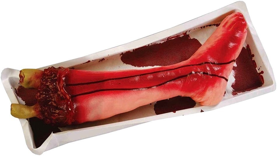 Forum Novelties Bloody Banquet Butcher Shop Leg, 21.5", Red