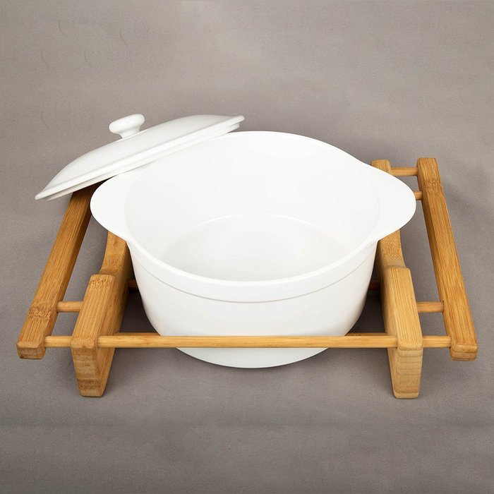 Creative Home 73459 2.5-Quart Grand Buffet Covered Casserole
