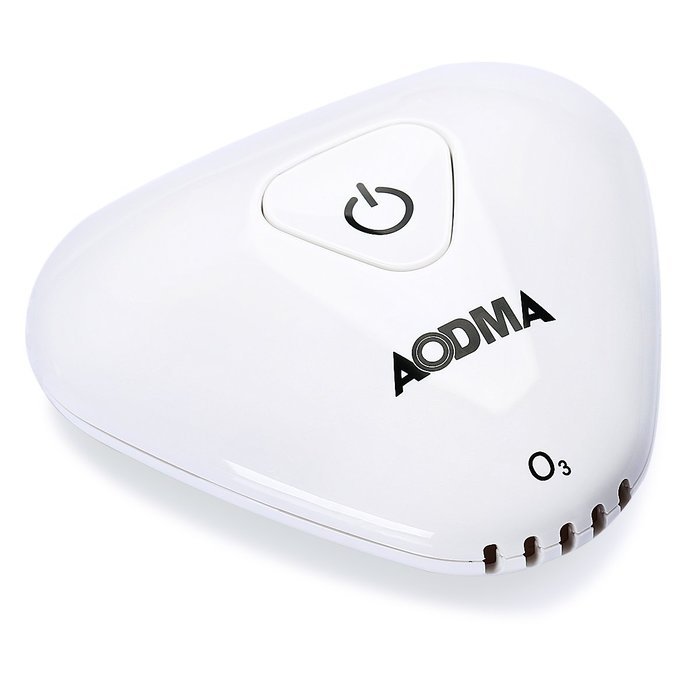 AODMA Mini Ozone Anion Air Purifier Deodorizer for Refrigerator,Car,Shoe Cabinet,Storage Room Confined Space Air... N5
