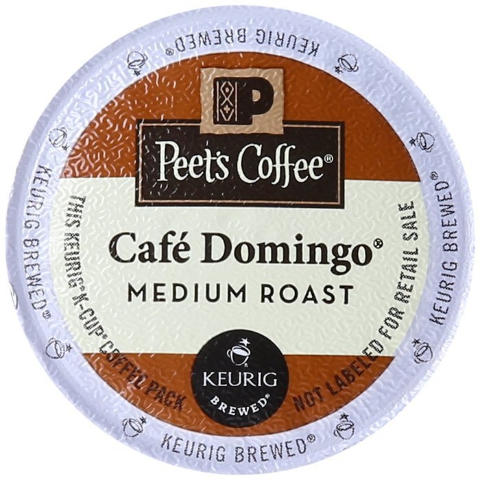 Peet's Coffee & Tea Cafe Domingo K-Cup Portion Pack for Keurig K-Cup Brewers, 22 Count N4
