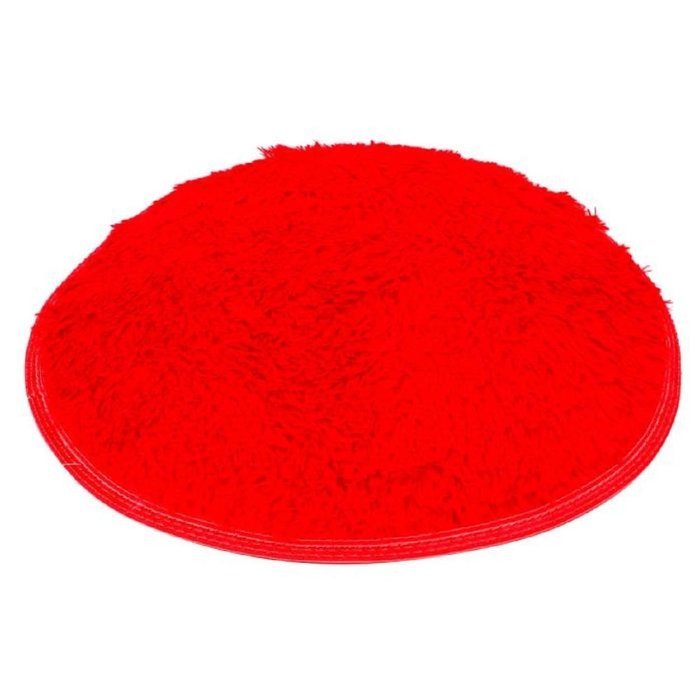 Kingfansion Soft Bath Bedroom Floor Shower Round Mat Rug Non-slip (Black ) N16