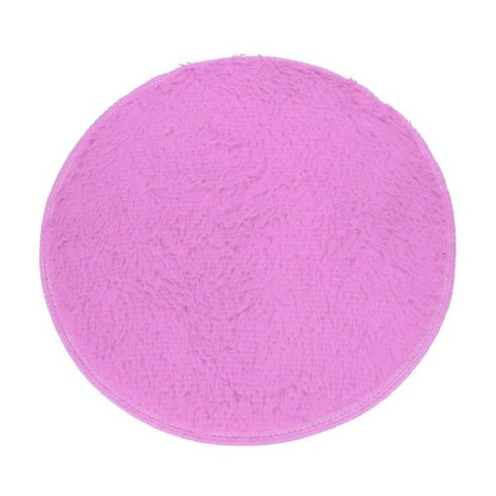 Kingfansion Soft Bath Bedroom Floor Shower Round Mat Rug Non-slip (Black ) N19