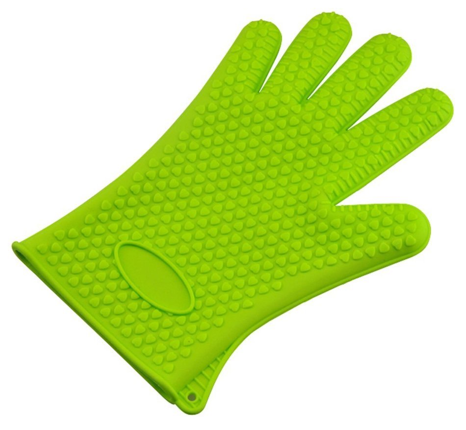 Beauty Clubs 1PC Microwave Baking Tool Heat Resistant Silicone Glove (Rose Red) N9