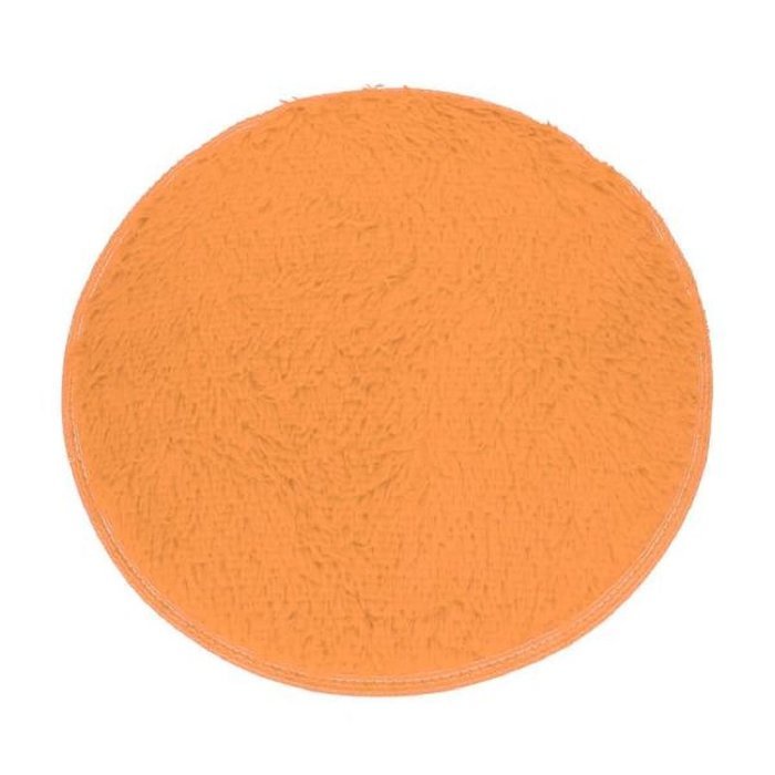 Kingfansion Soft Bath Bedroom Floor Shower Round Mat Rug Non-slip (Black ) N20