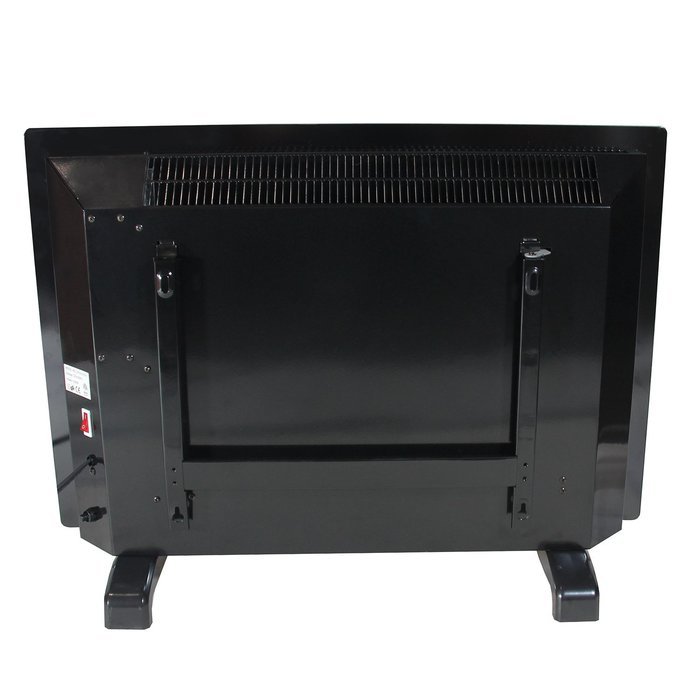 1500W 28" LCD Glass Panel Heater Silent Energy Saving Compact Wall Mount Heater N2