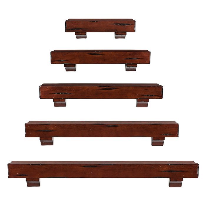 Pearl Mantels Shenandoah Traditional Fireplace Mantel Shelf N10