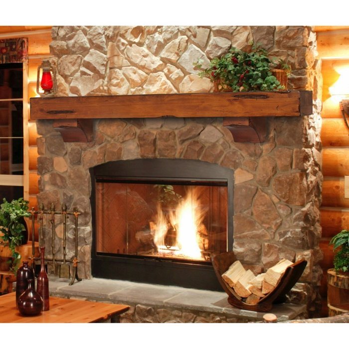 Pearl Mantels Shenandoah Traditional Fireplace Mantel Shelf N14