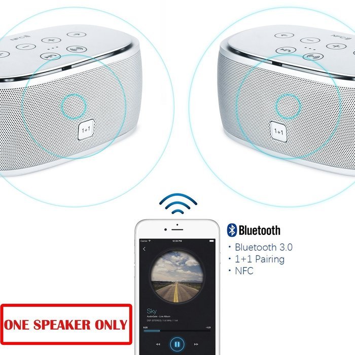 Xcellent Global TWS ( True Wireless Stereo) Bluetooth Speaker, Dual