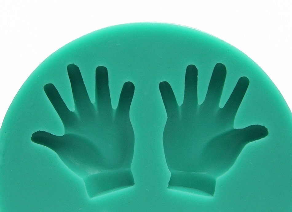 FreshGadgetz Silicone Hands Mould Mold Cake Topper Decoration N2