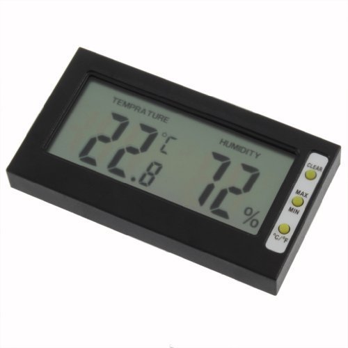 TOOGOO(R) Digital LCD Display Thermometer Hygrometer Temperature Humidity Meter Gauge