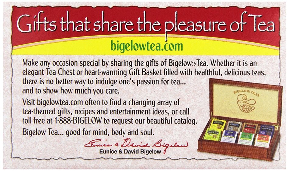 Bigelow Red Raspberry Tea Bags - 20 ct