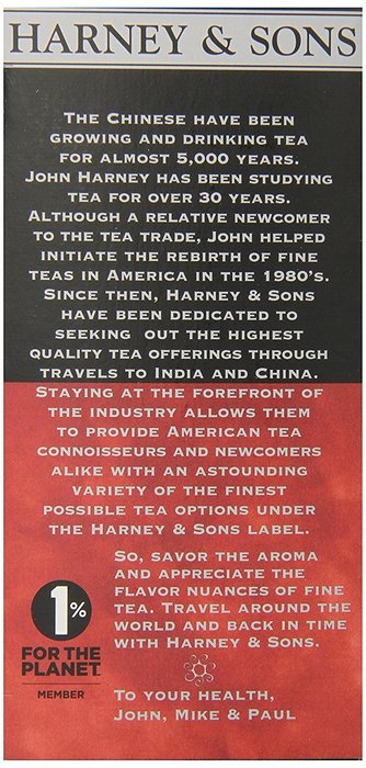 Harney & Sons Green Tea, Tropical, 20 Tea Bags N27