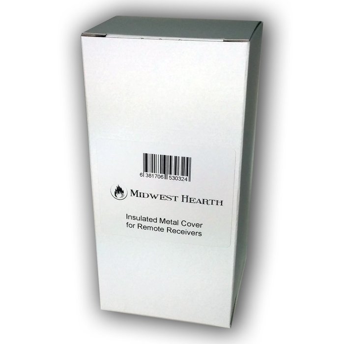 Remote Receiver Cover Heat Shield for Gas Logs and Fireplaces by Midwest Hearth