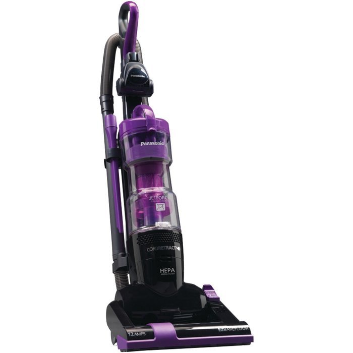 Panasonic "Jet Force Bagless" Upright Vacuum Cleaner MC-UL427, Vibrant Violet & Black finish N5