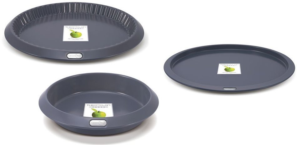 GreenPan Dubai Collection 3pc Non-Stick Baking Set - Cake, Pie & Tart Pans