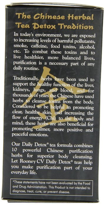 Daily Detox All Natural Tea, Decaffeinated Original Green Tea, 30 Count N10