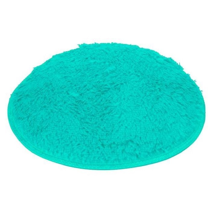 Kingfansion Soft Bath Bedroom Floor Shower Round Mat Rug Non-slip (Black ) N24