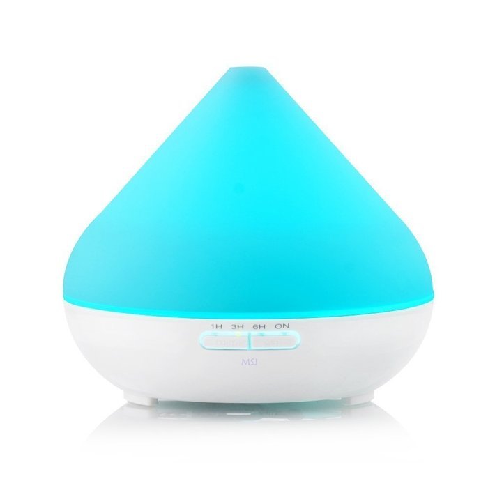 300ml Aroma Essential Oil Diffuser,Ultrasonic Cool Mist Whisper-Quiet Humidifier with 4 Timer Settings and Auto...
