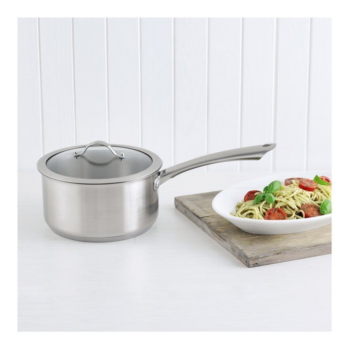 Kuhn Rikon "Colori" 1.5 L Sauce Pan, 6.30", Silver N3