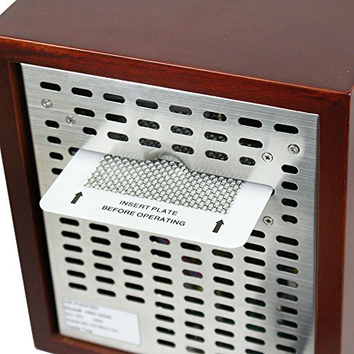 Super Deal Lonic Air Purifier UV-C Remote Ozone Generator Lonizer Ozonator HEPA Smoke Remover (Red) N4