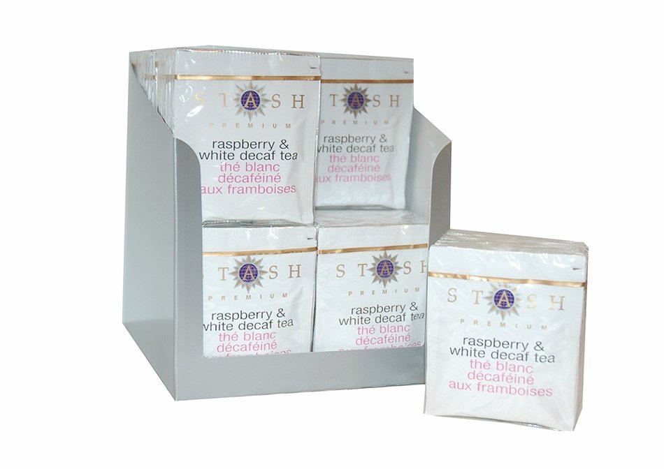 Stash Tea Decaf Earl Grey Black Tea, 10 Count Tea Bags in Foil (Pack of 12) N13