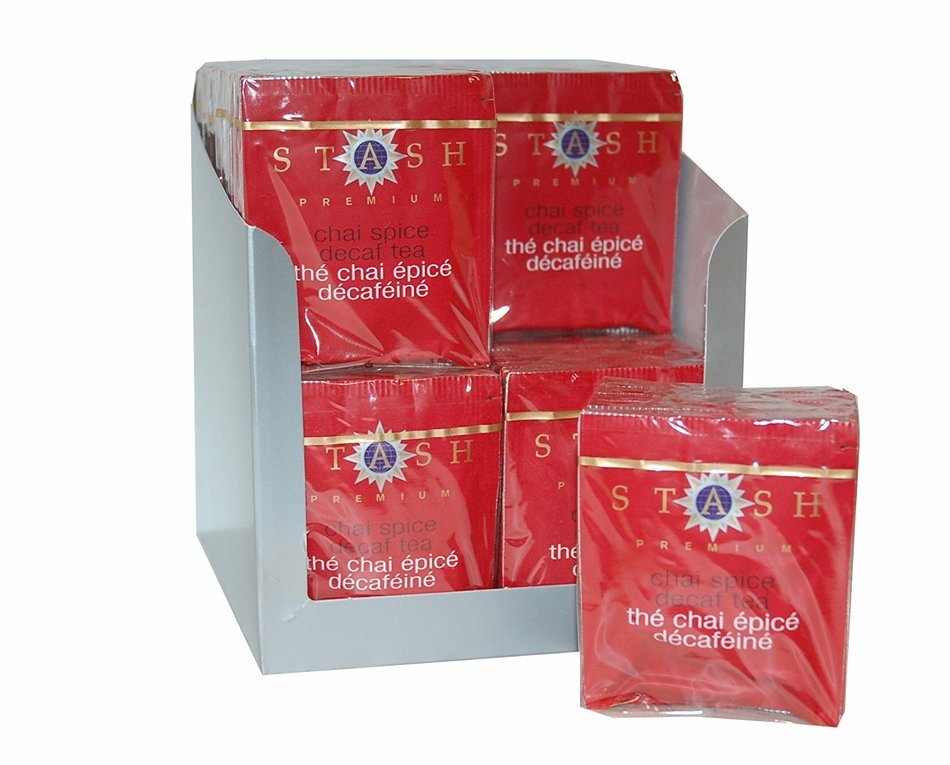 Stash Tea Decaf Earl Grey Black Tea, 10 Count Tea Bags in Foil (Pack of 12) N15