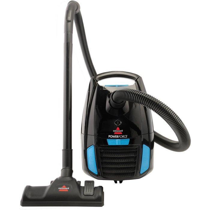 Kitchen Home Floor Care Bagged Canister Vacuum, Multi Surface Floor Nozzle Automatic Cord Rewind Telescoping Wand