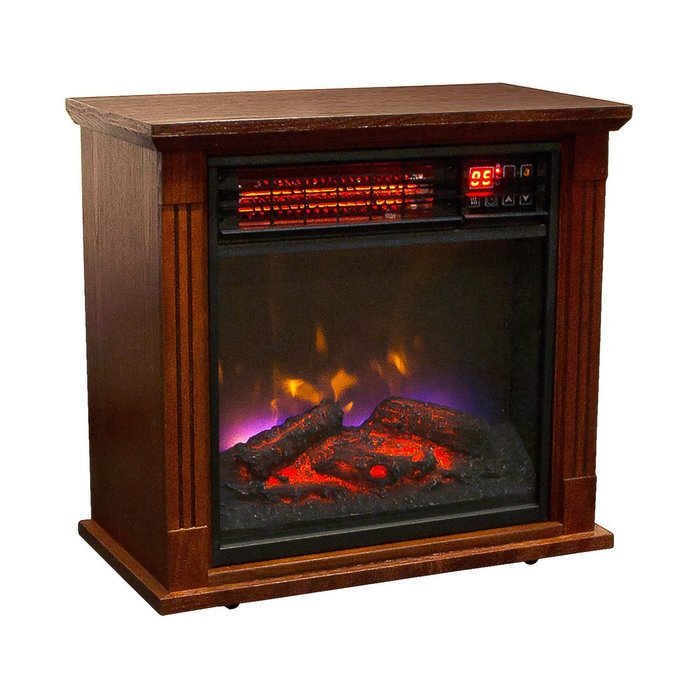 Sumner Corner Media Electric Fireplace for TVs up to 45", Brown . Contemporary Design Blends Easily With Many... N8