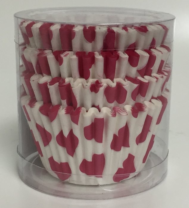 Valentine Hearts Baking Cups N3