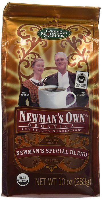 Newman's Own Organic Special Blend Ground Coffee, 10-Ounce Bags (Pack of 3) N2