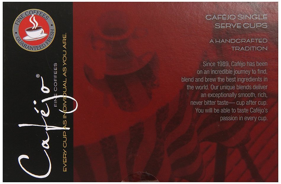 Cafejo K-Cups, Costa Rica Coffee, 50 Count N42