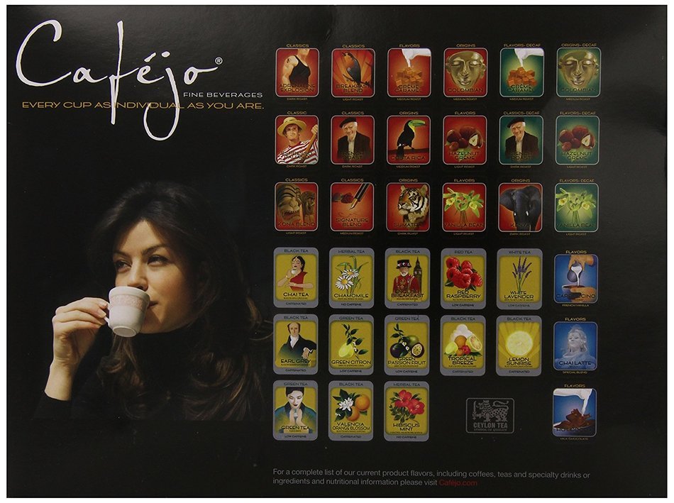 Cafejo K-Cups, Costa Rica Coffee, 50 Count N46