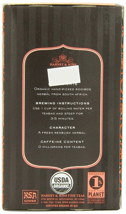 Harney & Sons Green Tea, Tropical, 20 Tea Bags N42
