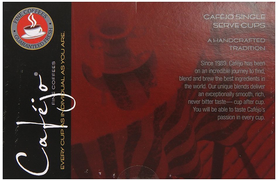 Cafejo K-Cups, Costa Rica Coffee, 50 Count N64