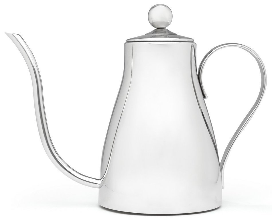 Bredemeijer 5 Cup (40 oz) Polished Stainless Steel Kettle With Gooseneck
