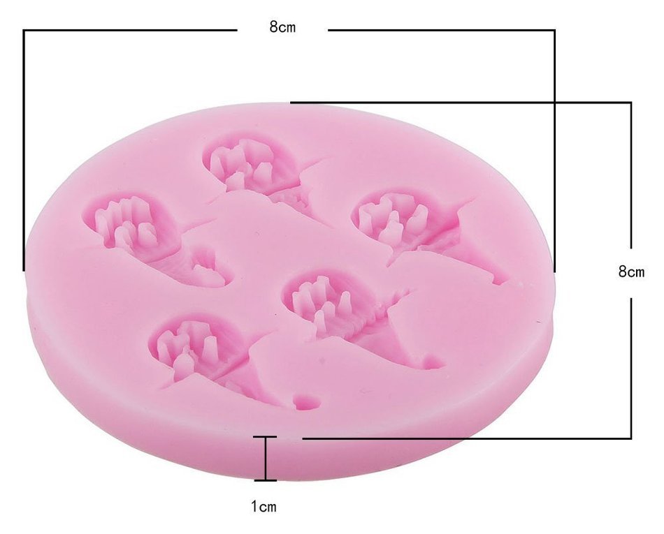 niceeshop(TM) Eiffel Tower Shape DIY Cake Decorating Fondant Silicone Sugar Craft Molds,Random Color N2