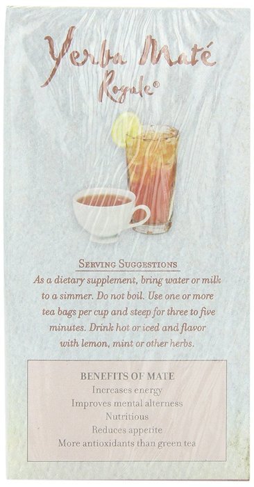 Wisdom of the Ancients Yerba Mate Royale Tea, Naturally Sweet, 25 Tea Bags (Pack of 4) N4