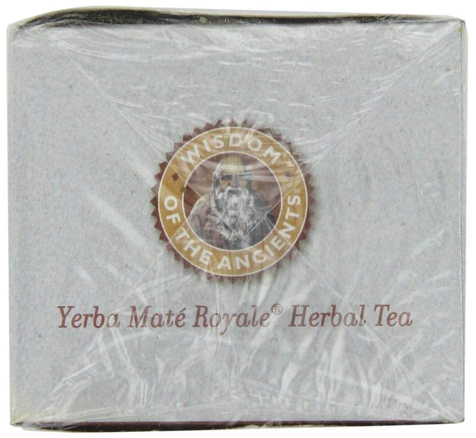 Wisdom of the Ancients Yerba Mate Royale Tea, Naturally Sweet, 25 Tea Bags (Pack of 4) N5