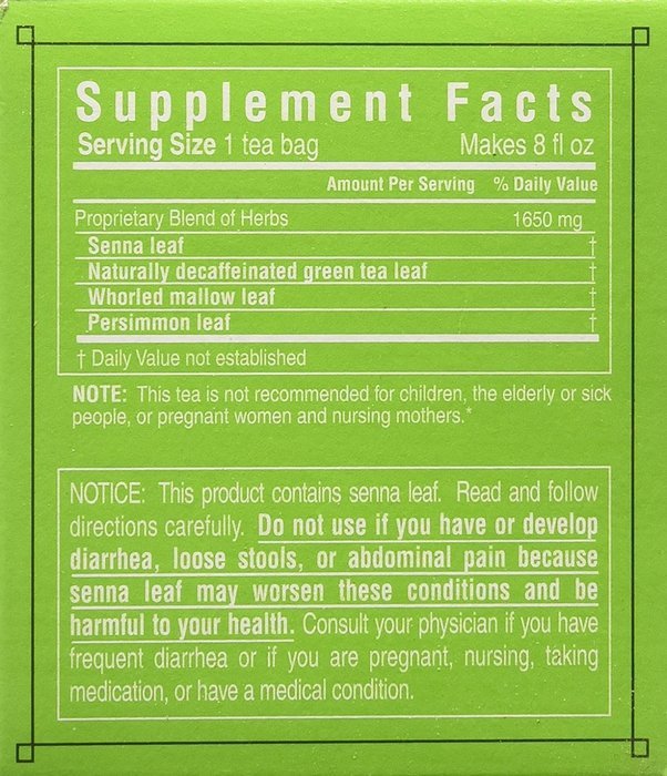 Triple Leaf Teas - Dieter's Green Herbal Tea, 20 bag N3