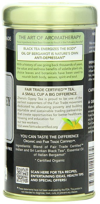 Zhena's Gypsy Tea, Earl Greater Grey, 22 Count Tea Sachets