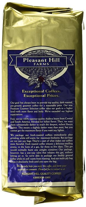 Pleasant Hill Farms Premium Selection Ground Coffee Bland 5 lb. Bag N2