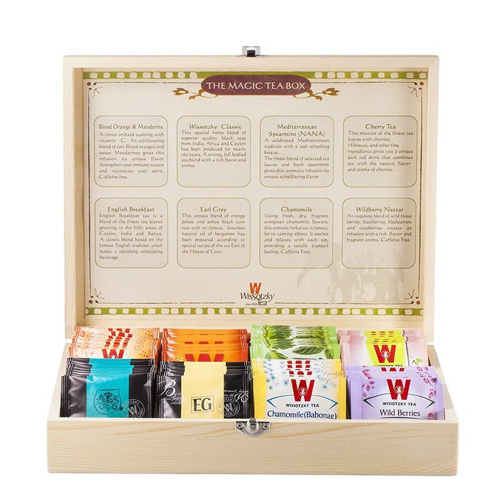 WISSOTZKY Magic Tea Box, 80-Count N4