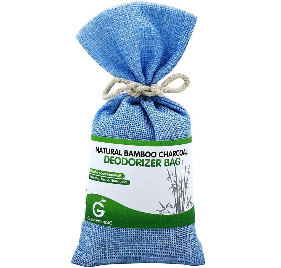 BUY MORE SAVE MORE Great Value SG Bamboo Charcoal Deodorizer Bag, Best Air Purifiers for Smokers & Allergies,...