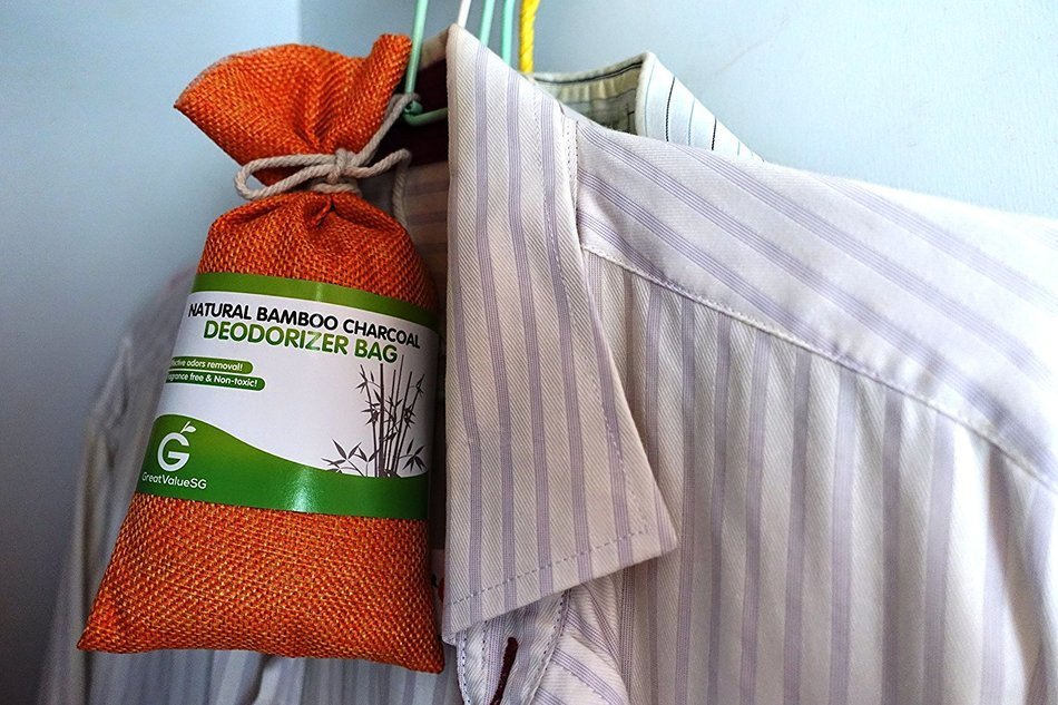 BUY MORE SAVE MORE Great Value SG Bamboo Charcoal Deodorizer Bag, Best Air Purifiers for Smokers & Allergies,... N8