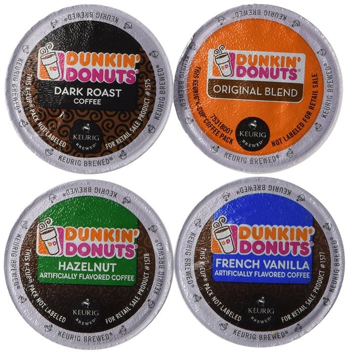 20 Count - Dunkin Donut Coffee Variety K Cups for Keurig K-Cup Brewers and 2.0 Brewers - Original Blend, Dark...